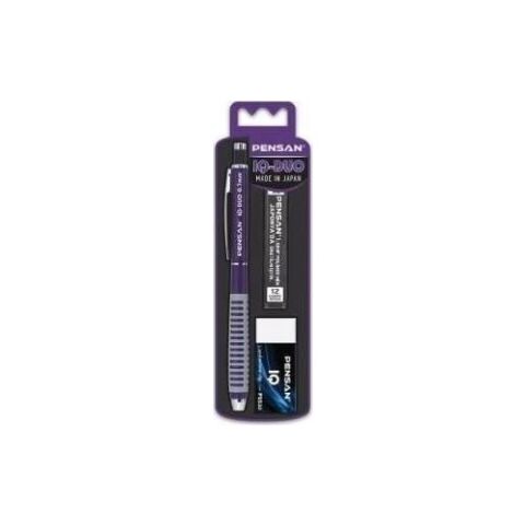 Pensan Versatil 0.7 Iq Duo Silgi+Min Set Renk 4008 - Mor