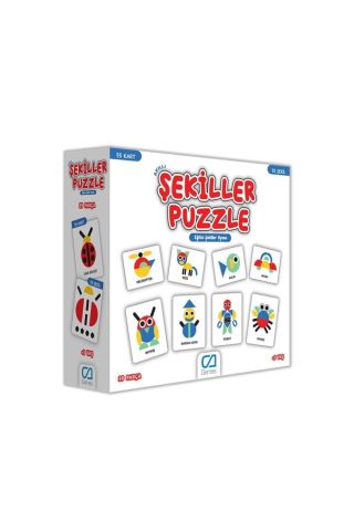 5114 , Şekiller Puzzle / 3 Yaş