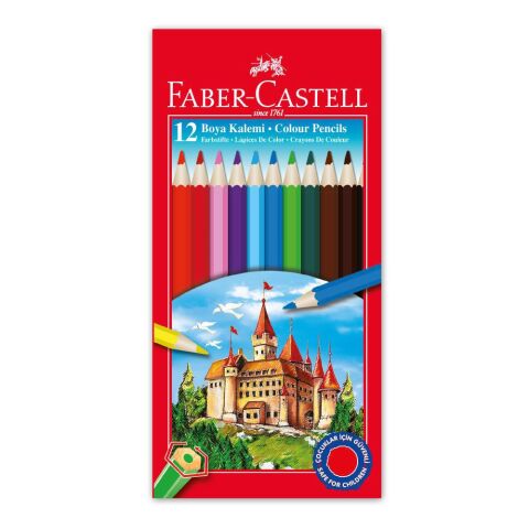 Faber-Castell Kuru Boya Kalemi̇ 12 Renk