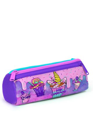 Kids Pembe Mor Milkshake Dondurma Desenli 3’lü Okul Çanta Seti SET0123749