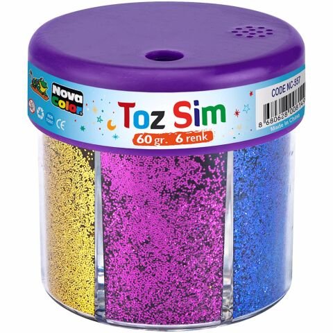 Nova Color Toz Sim 60gr 6Renk