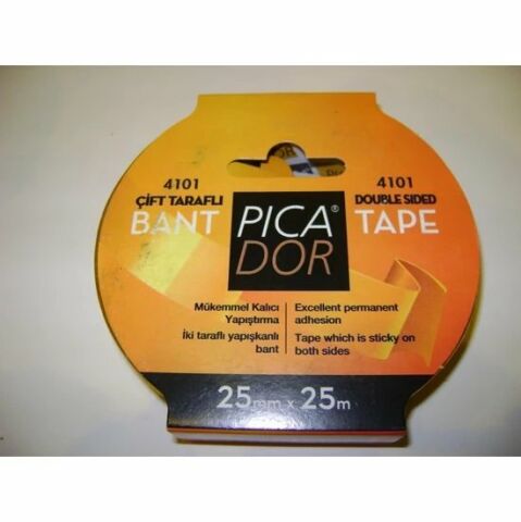 Picador 25mmx25mt Çift Taraflı Bant