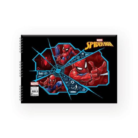 Keskin Color 17x25 Spiderman 15 Yaprak Resim Defteri Spiralli 4'lü