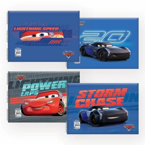 Keskin Color 17x25 Cars 15 Yaprak Resim Defteri Spiralli 4'lü