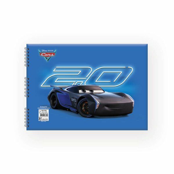 Keskin Color 17x25 Cars 15 Yaprak Resim Defteri Spiralli 4'lü