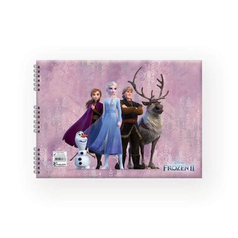 Keskin Color 17x25 Frozen II 15 Yaprak Resim Defteri Spiralli 4'lü