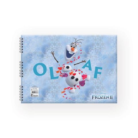 Keskin Color 17x25 Frozen II 15 Yaprak Resim Defteri Spiralli 4'lü