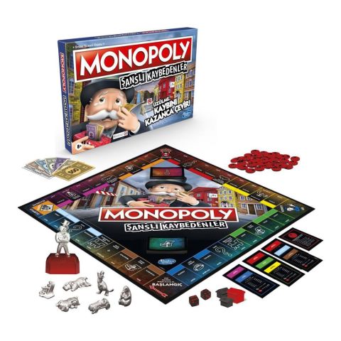 Hasbro Monopoly Şanslı Kaybedenler E9972