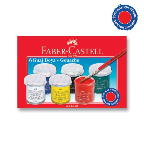 Faber-Castell Guaj Boya 6 Renk