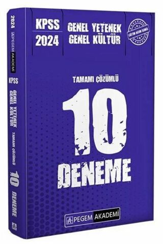 2024 KPSS Genel Yetenek Genel Kültür Tamamı Çözümlü 10 Deneme
