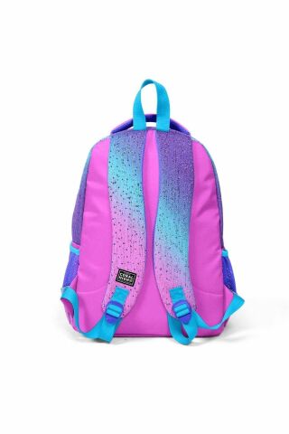 Kids Açık Pembe Mavi Kaplumbağa Desenli 3’lü Okul Çanta Seti SET0123497