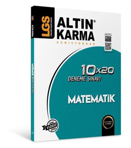 Altın Karma Yayınları 8. Sınıf LGS Matematik 10x20 Deneme