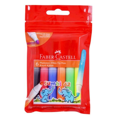 Faber-Castell Jumbi̇-neon Floresan Keçeli̇ Kalem 12 Renk