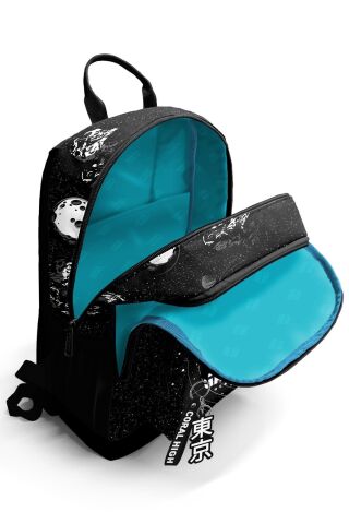 Siyah Galaxy Desenli 3'lü SET Okul ve Sırt Çantası