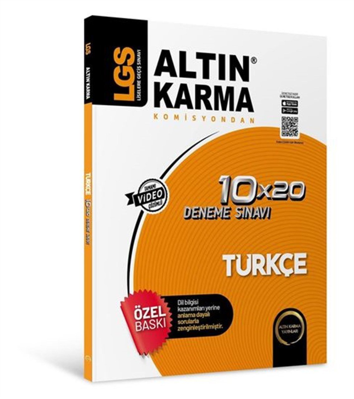 Altın Karma Yayınları 8. Sınıf LGS Türkçe 10x20 Deneme