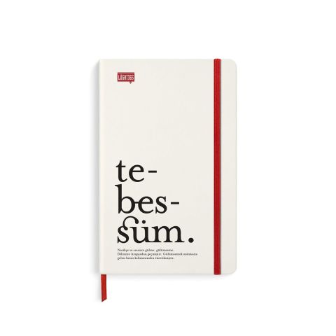 Keskin Color Lugat365 ''Tebessüm'' 13x21 80 Yaprak Çizgili Ciltli Defter