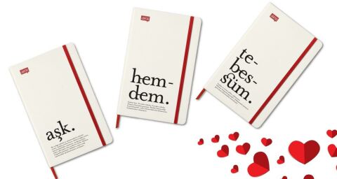 Keskin Color Lugat365 Sevgililer Gününe Özel 3'lü Set ''Aşk,Tebessüm,Hemdem''