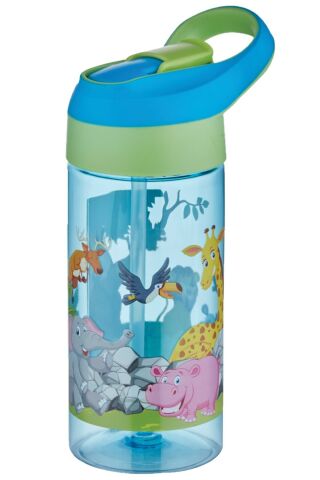 Vagonlife VGN0301 500ml Yeşil-Mavi Okul Su Matarası