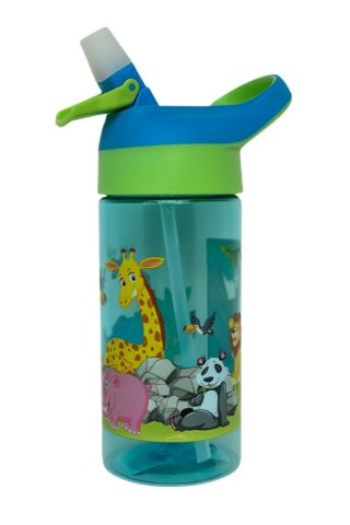Vagonlife VGN0301 500ml Yeşil-Mavi Okul Su Matarası