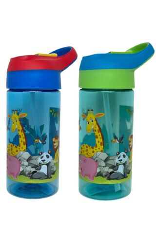 Vagonlife VGN0301 500ml Yeşil-Mavi Okul Su Matarası