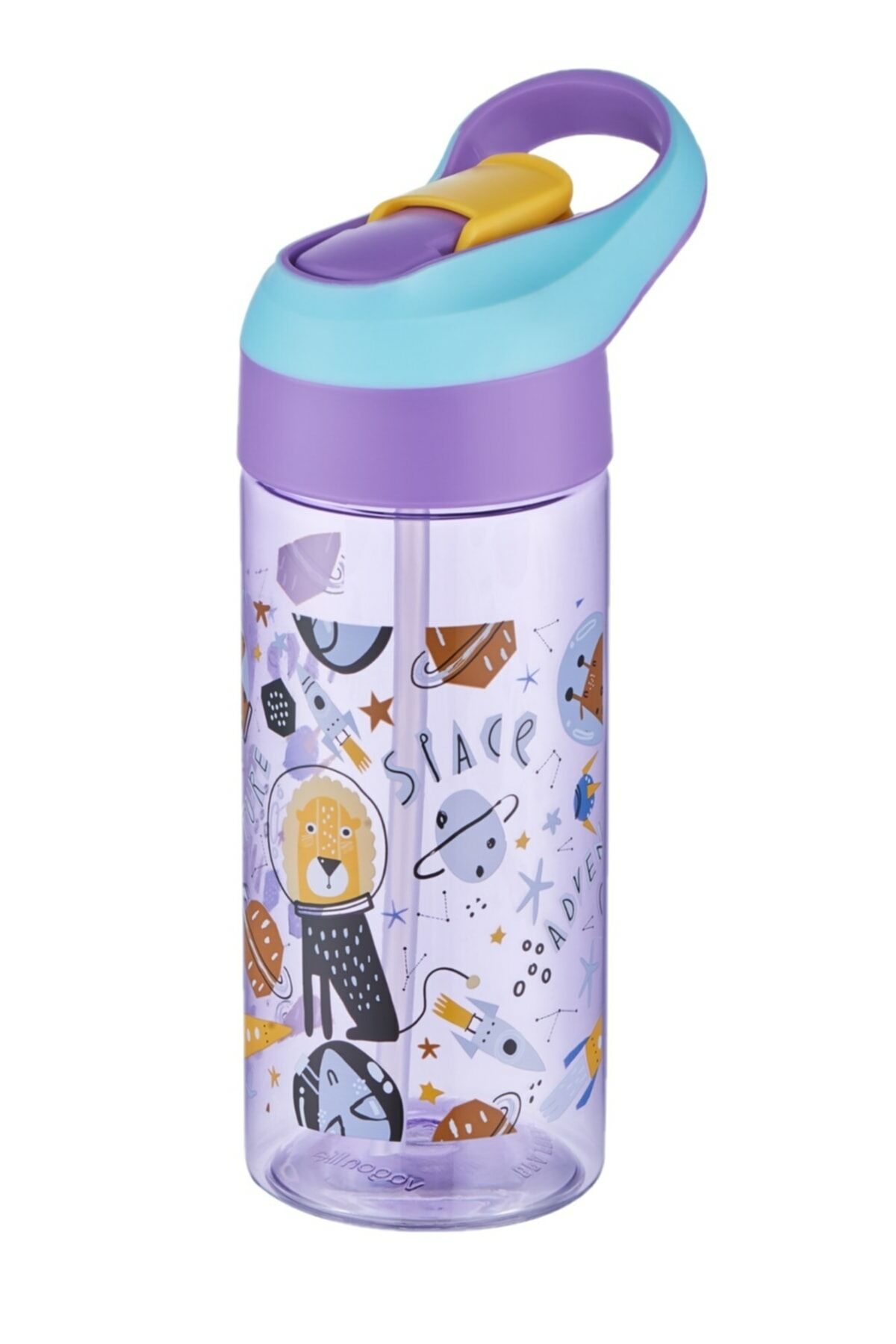 Vagonlife VGN0301 500ml Mor-Açık Mavi Okul Su Matarası