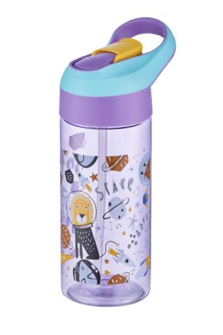 Vagonlife VGN0301 500ml Mor-Açık Mavi Okul Su Matarası