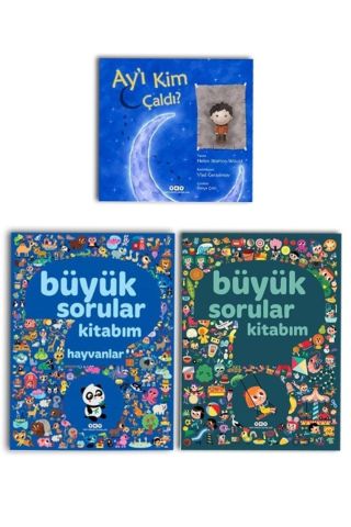 Büyük Sorular Kitabım + Büyük Sorular Kitabım - Hayvanlar + Iyi Geceler Minikler