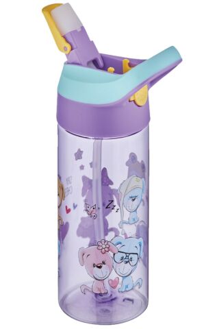 Vagonlife VGN0301 500ml Pembe-Mavi Okul Su Matarası