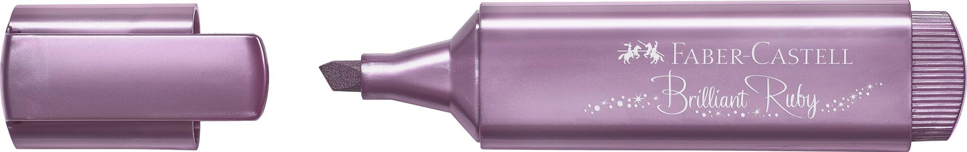 Faber-Castell Fosforlu Kalem 46 Metali̇k Yakut Bri̇lli̇ant Ruby