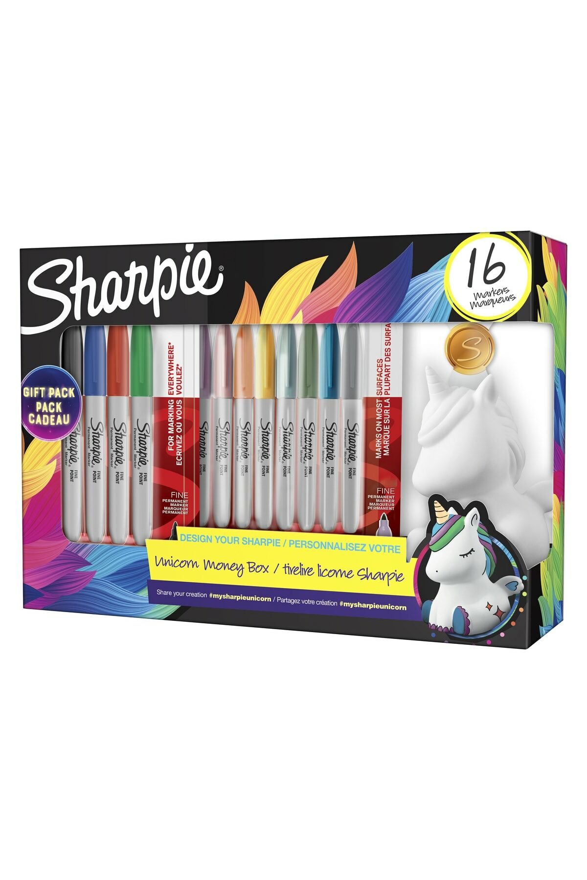 Unicorn Kumbara Hediyeli 16'lı Set, Tek Boynuz
