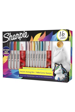 Unicorn Kumbara Hediyeli 16'lı Set, Tek Boynuz