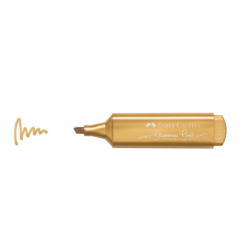 Faber-Castell Fosforlu Kalem 46 Metali̇k Altin Glamorous Gold