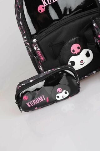 YENİ SEZON LİSANSLI KUROMI ''DARK DELIGHT'' ÖZEL KOLEKSİYON OKUL,BESLENME VE KALEM ÇANTASI SETİ