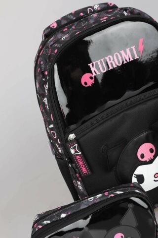 YENİ SEZON LİSANSLI KUROMI ''DARK DELIGHT'' ÖZEL KOLEKSİYON OKUL,BESLENME VE KALEM ÇANTASI SETİ