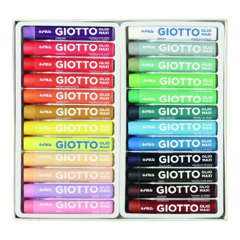 Giotto Olio Maxi 24 Renk Pastel Boya