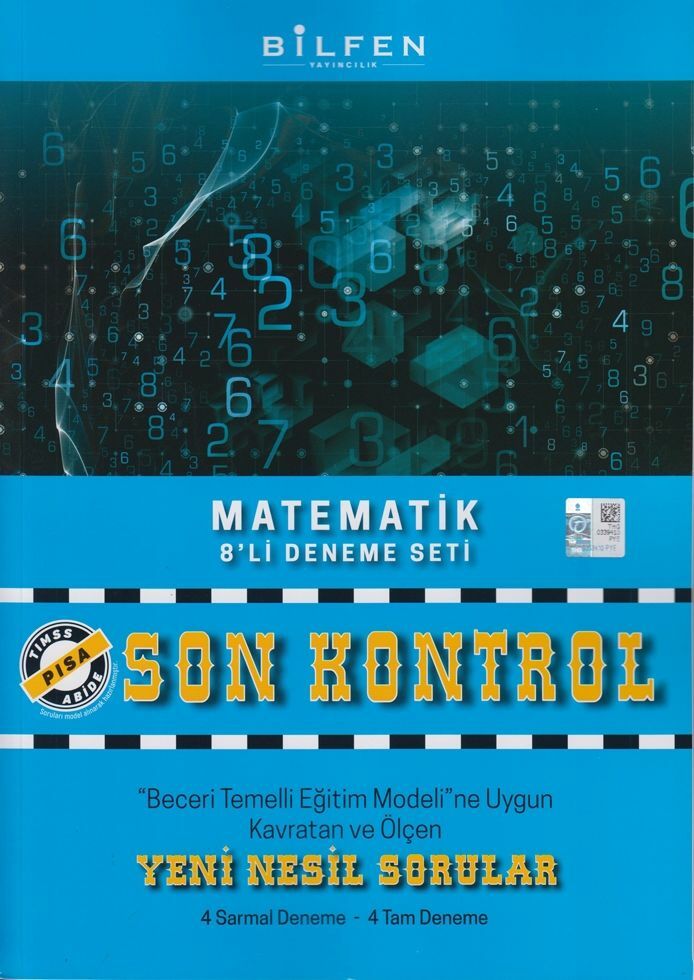 Bilfen Yayınları 8. Sınıf Matematik Son Kontrol 8 li Deneme Seti