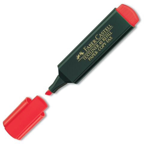 Faber-Castell Fosforlu Kalem Kirmizi