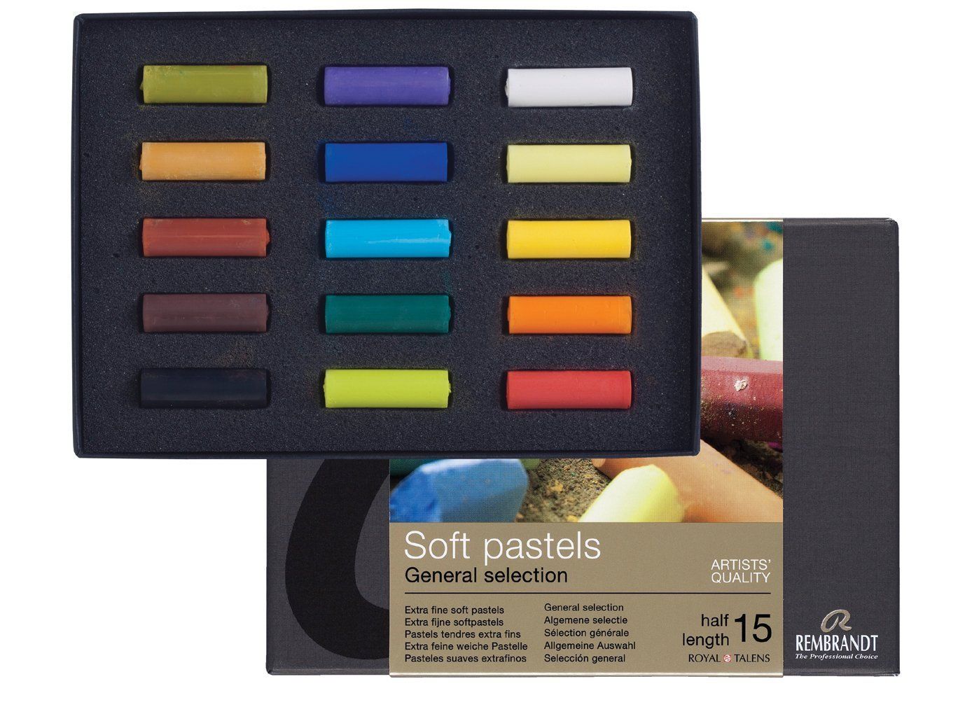 Royal Talens Soft Pastel Boya 15 Renk YarımBoy