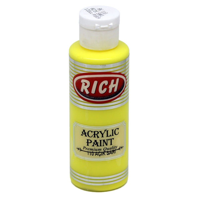 Rich Akrilik Boya 130 CC AÇIK SARI
