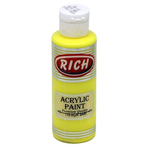 Rich Akrilik Boya 130 CC AÇIK SARI