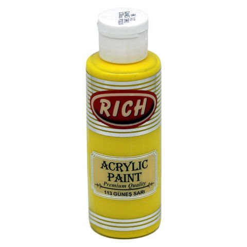 Rich Akrilik Boya 130 CC GÜNEŞ SARI