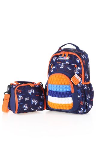 Young 51719 Okul ve Sırt Çantası + Beslenme Çantası Navy