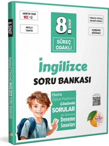 Editör Yayınları 8. Sınıf Süreç Odaklı İngilizce Soru Bankası