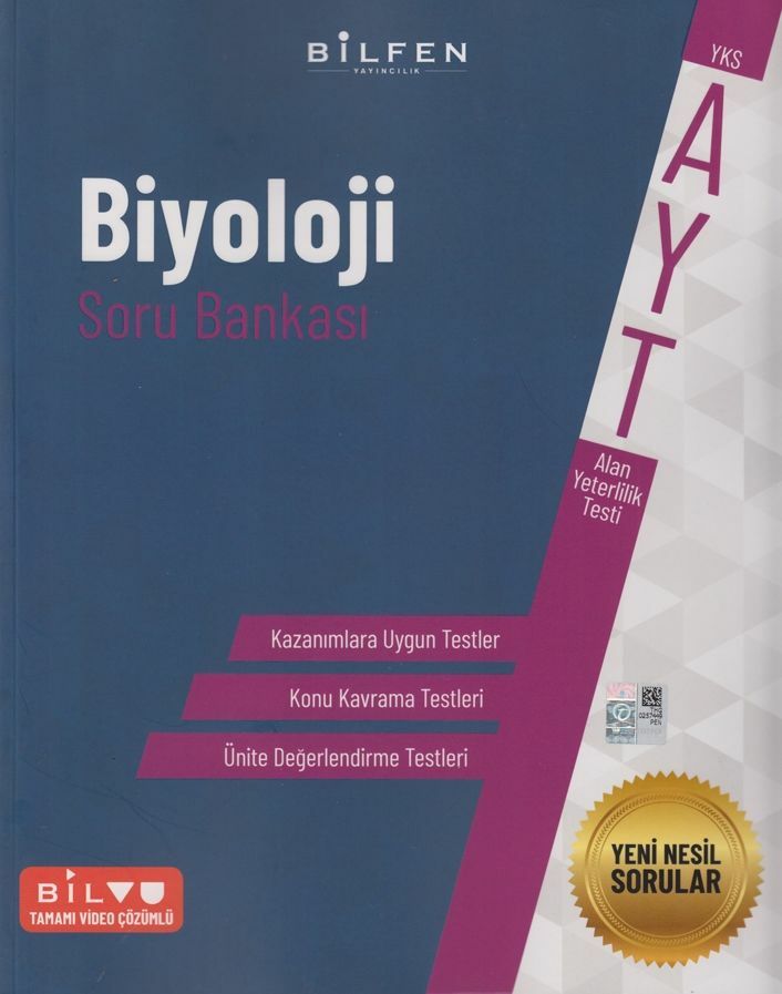 Bilfen Yayınları AYT Biyoloji Soru Bankası
