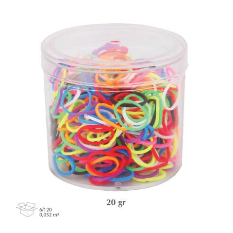 3A 1441 Renkli Ambalaj Lastiği Plastik Kutulu 20 gr
