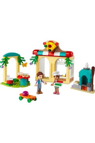 Friends Heartlake City Pizzacısı 41705 -  Çocuklar için Restoranlı Oyuncak Yapım Seti (144 Parça)