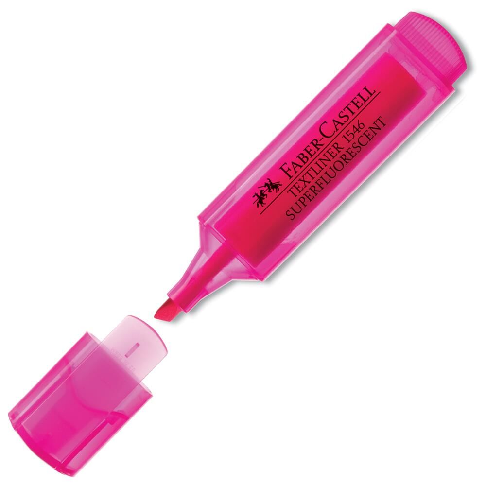 Faber-Castell Fosforlu Kalem Şeffaf Gövde Pembe