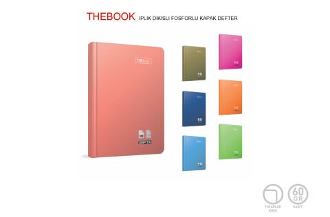 Gıpta TheBook 20x28 120 Yaprak Kareli Sert Kapak Ciltli Defter