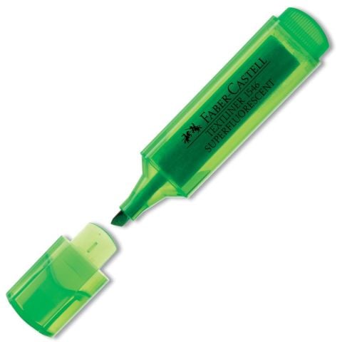 Faber-Castell Fosforlu Kalem Şeffaf Gövde Yeşi̇l