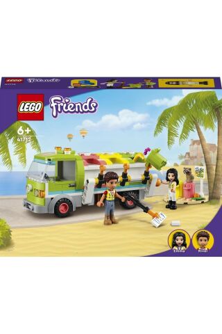 Friends Geri Dönüşüm Kamyonu 41712 - Oyuncak Çöp Kamyonu Yapım Seti (259 Parça)